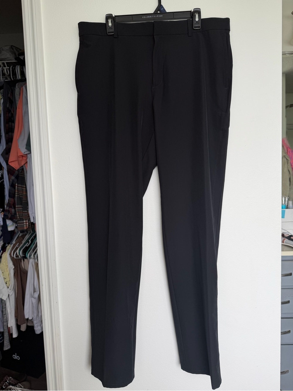 Nike Men's Black Dress-Golf Pants - Classic Straight Fit